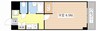 APEX　FLAT 1Kの間取り