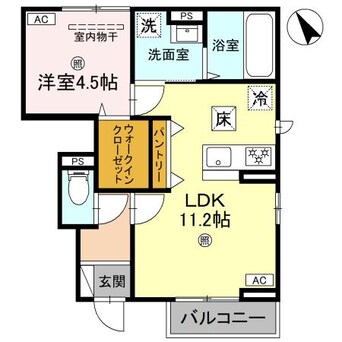 間取図 claria萩（クラリア）