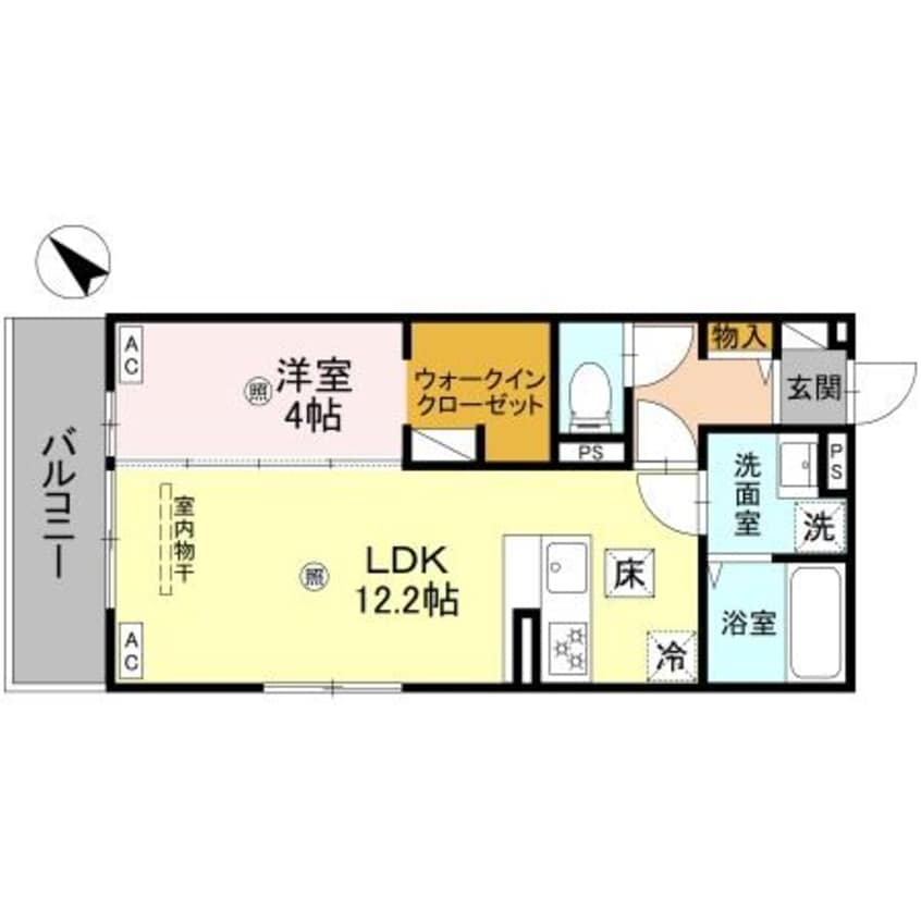 間取図 D-ROOM平井A棟