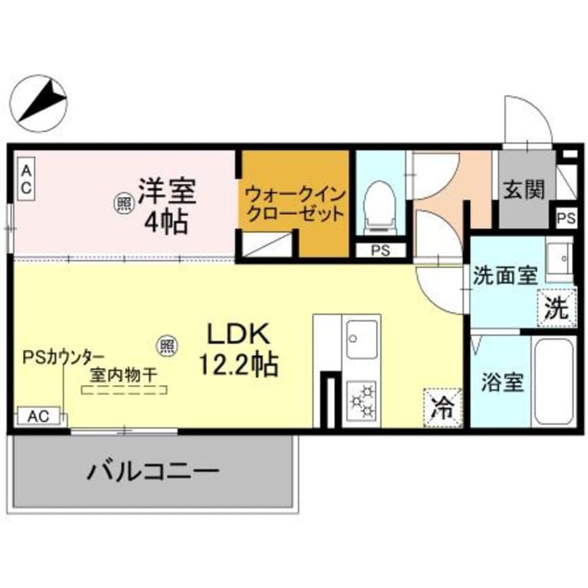 間取図 D-ROOM平井C棟