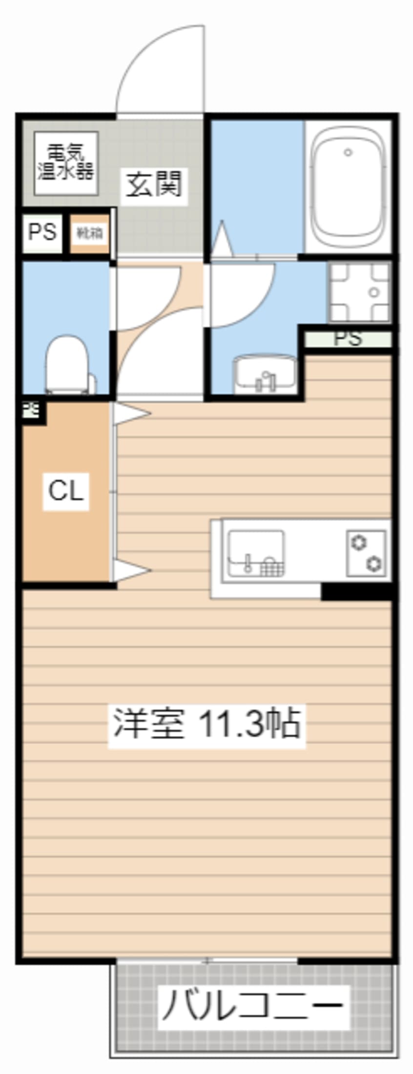 間取図 ハイツエイトⅢ