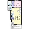 ダンデライオン　キャッスル 1LDKの間取り