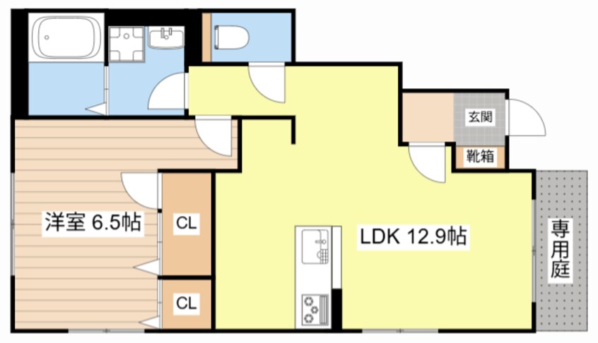 間取図 クレール