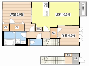 間取図 クレール