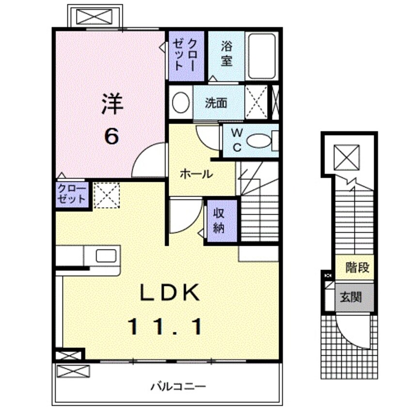 間取図 サウス　ウェルズⅢ