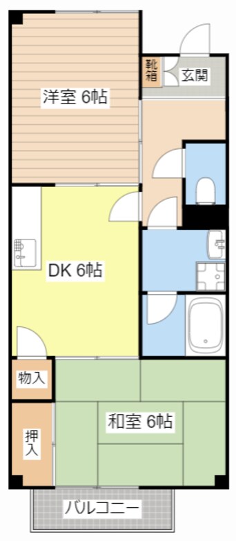 間取図 メゾン若松