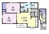 ラ　シエスタ 2LDKの間取り