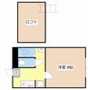 Ｋマンションエイブル 1Kの間取り