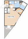 CASA＋a　OTSUKYO 1Rの間取り