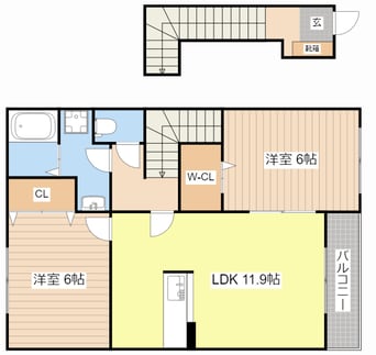 間取図 パストラル ヴィラ