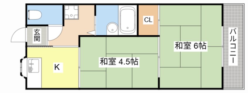間取図 ハイネスグリーン貴生川