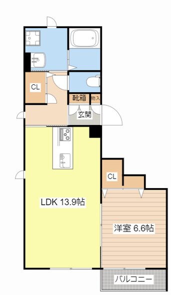 間取図 シャーメゾンフェリーチェＴＯＭＯ