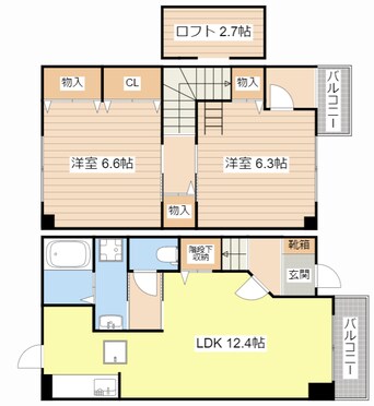 間取図 パレ・ノーブル