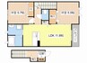 ＭＡＳＴ　ＣＯＵＲＴ　神照 2LDKの間取り