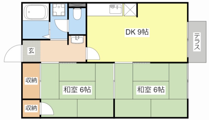 間取図 コーポフレグランス