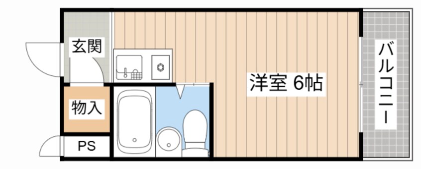 間取図 プリミエ箕林