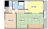 センチュリーマンション 3DKの間取り