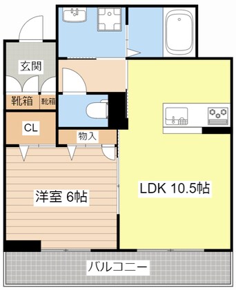 間取図 アール　ド　ヴィーヴル