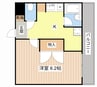 エスパシオ 1Kの間取り