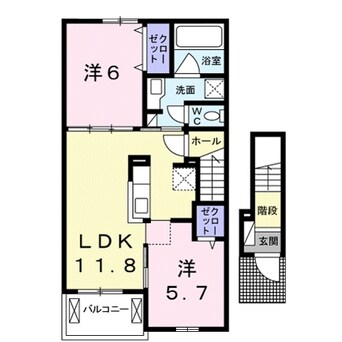 間取図 ラズベリー　コート