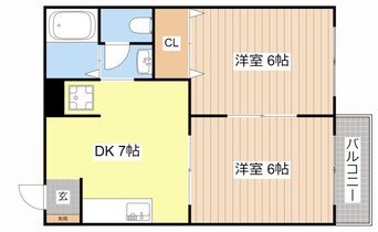 間取図 ミンミンハイツ２