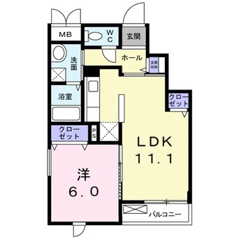 間取図 グランシェーネ
