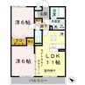 グランフォーレ 2LDKの間取り