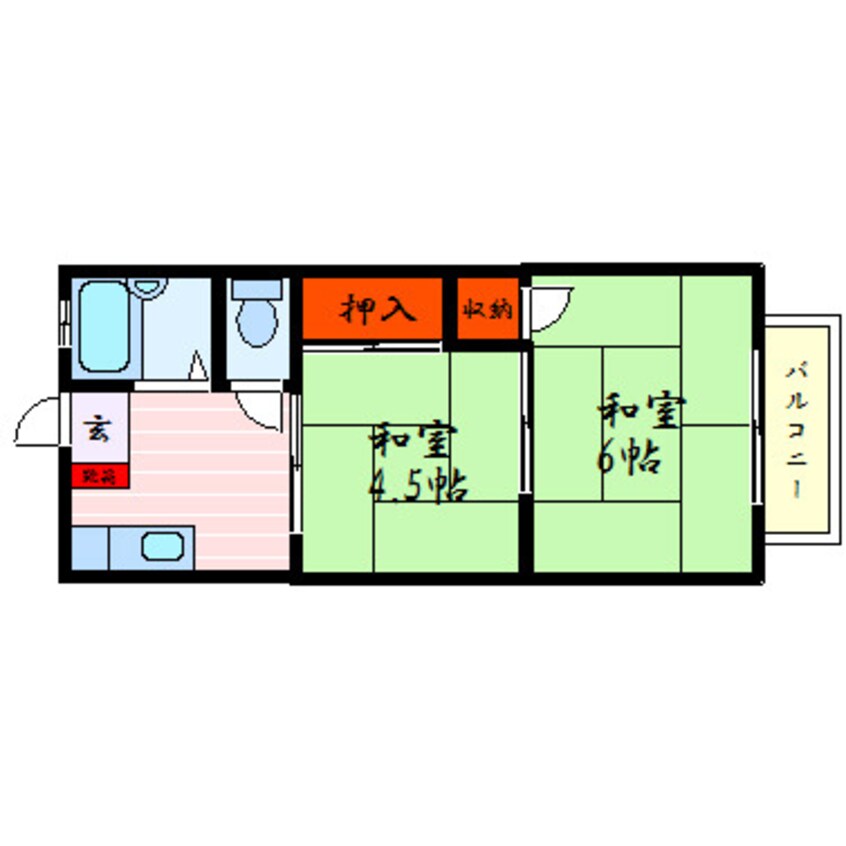 間取図 フジハイツ