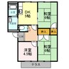 フレグランスのだやま 3DKの間取り