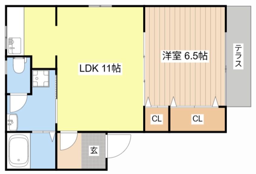 間取図 レジョナーレ大津京