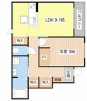 仮称）高宮町アパート新築工事の間取図