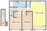 仮称）高宮町アパート新築工事 2LDKの間取り