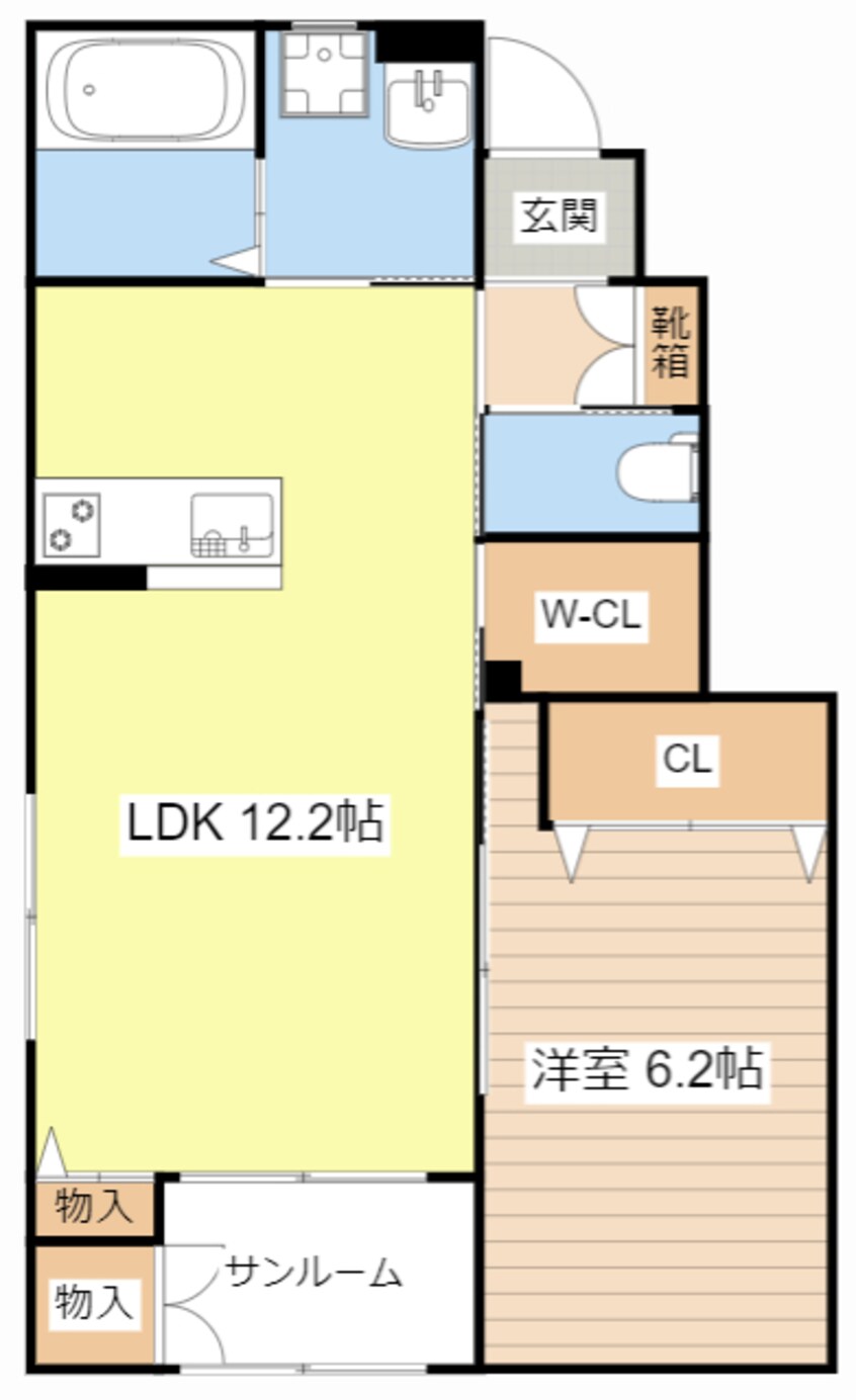 間取図 グッドライフステージ竹ヶ鼻