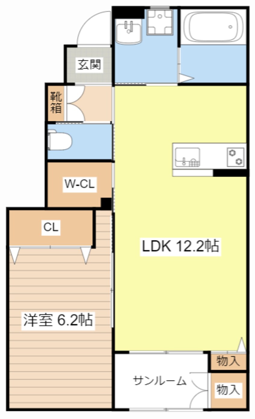 間取図 グッドライフステージ竹ヶ鼻