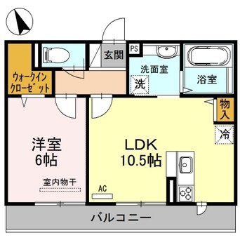 間取図 ヴィラ　シャルマン