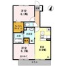 クレールハイツ 2DKの間取り