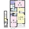 サニーブライト　Ⅱ 2LDKの間取り