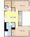 コーポ基 2SKの間取り