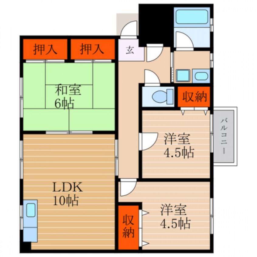 間取図 Nasu34