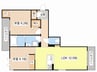 シャーメゾン新栄 2LDKの間取り