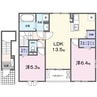 ブリリアントⅡ 2LDKの間取り