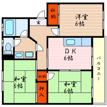 間取図 サンブルグ山田