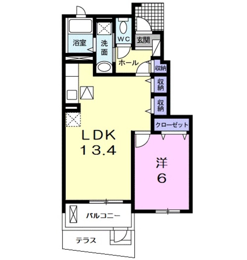 間取図 ＳｕｂａｒｕⅢ番館