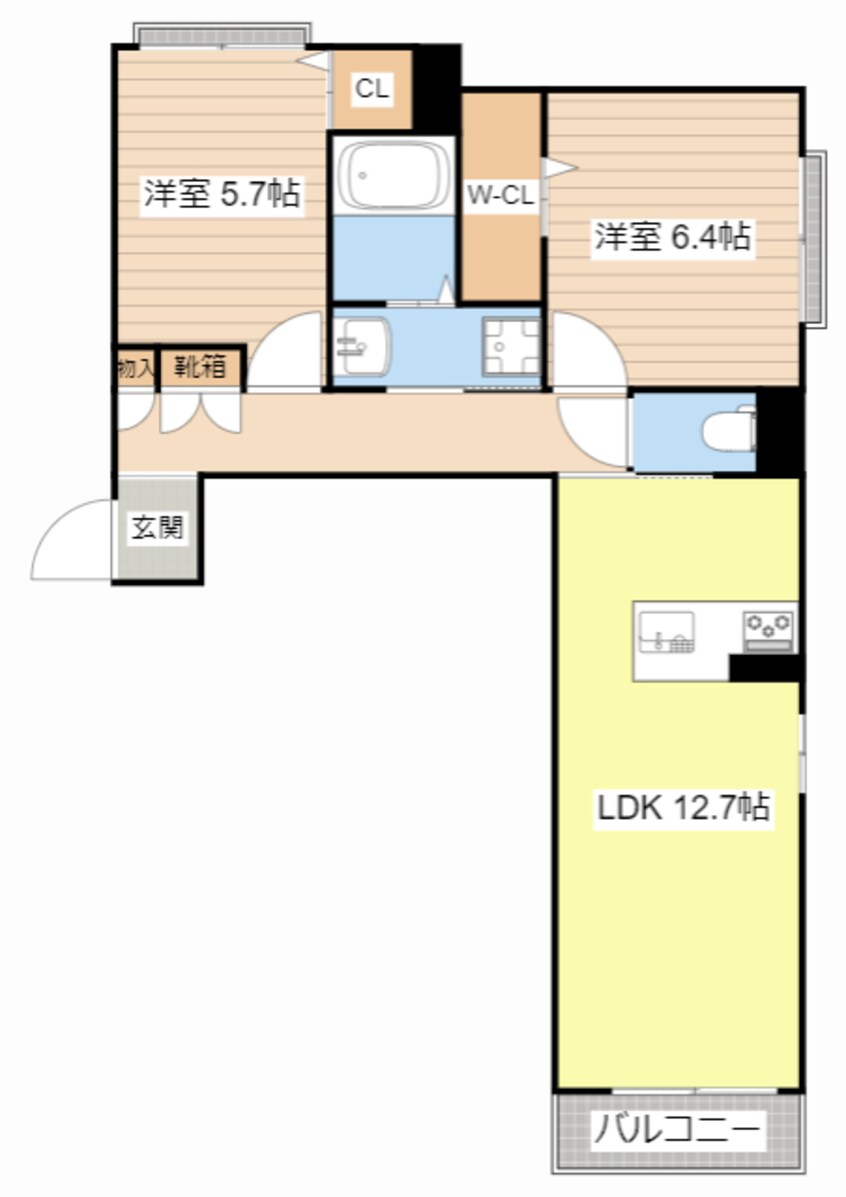 間取図 アルフラット