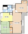 小泉ファインハイツ 3DKの間取り