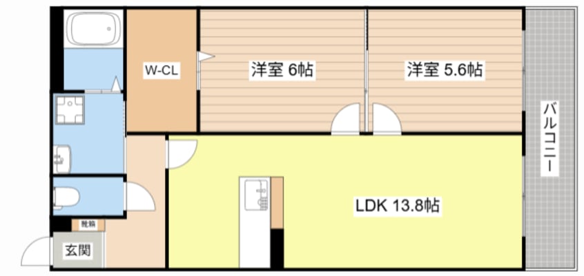 間取図 ハートフルマンション　新左衛門