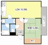 ライフステージ花水木 1LDKの間取り