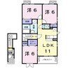 ソル・レヴェンテ　ウーノ 3LDKの間取り