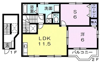 間取図 カーサ　セレーノ