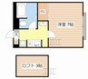 ゼフィール 1Kの間取り